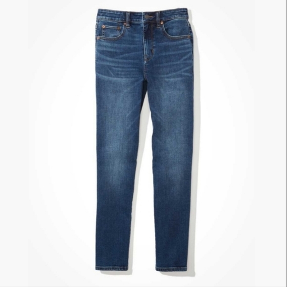 ❤[3/$35] AE Next Level Slim Straight Jean Cropped Petite Length - Picture 3 of 9